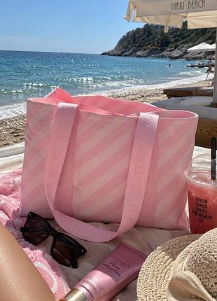 Сумка для жінок victoria’s secret рожева пляжна