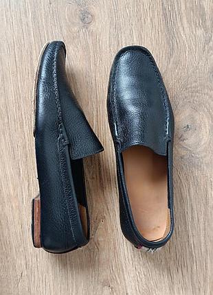 Burberry лоферы туфли кожа женские брендовые рр 38-39