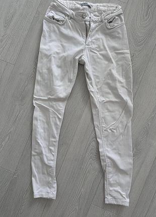 Джинси жіночі zara z1975 denim скінні білі