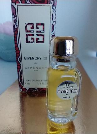 Givenchy iii givenchy винтаж миниатюра 4 мл оригинал