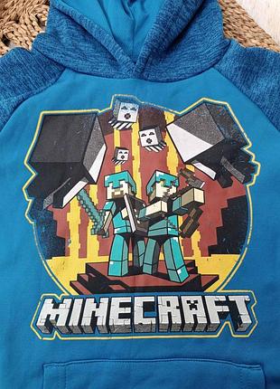 Теплое худи для мальчика minecraft 5
