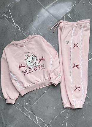 Теплий костюм на флісі disney від primark для дівчинки 6-7 років