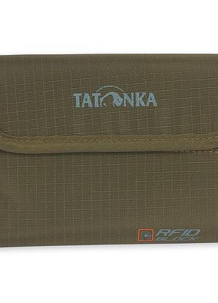 Кошелек tatonka money box rfid b olive