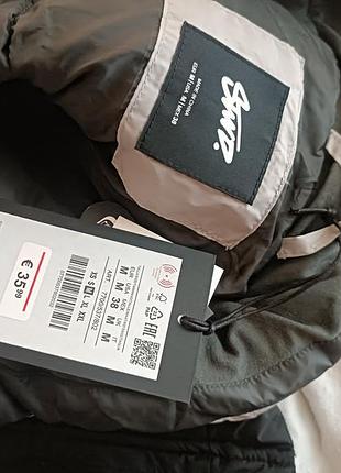 Жіночий пуховик pull& bear сірий 2