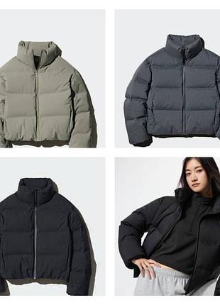 Бесшовный пуховик uniqlo xc. s m l xl