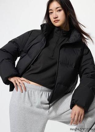 Бесшовный пуховик uniqlo xc. s m l xl