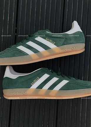 Кросівки унісекс adidas gazelle indoor зелені