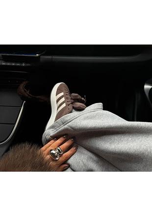 Кросівки adidas campus коричневі 3