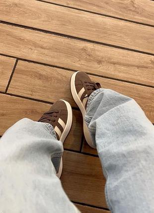 Кросівки adidas campus коричневі 5