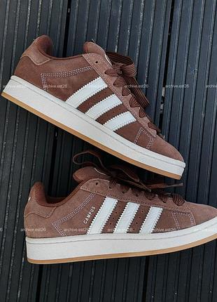 Кросівки adidas campus коричневі