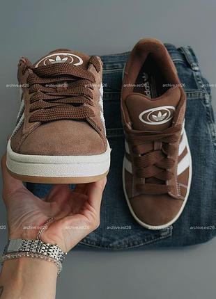 Кросівки adidas campus коричневі 9