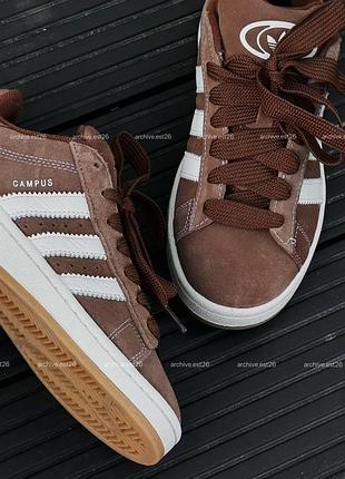 Кросівки adidas campus коричневі 7