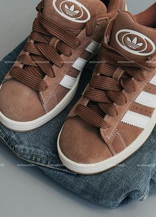 Кросівки adidas campus коричневі 6