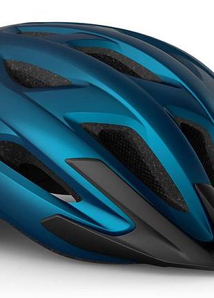 Шлем велосипедный met crossover ce new blue metallic/matt