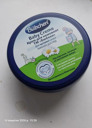 Крем для шкіри bubchen baby creme для немовлят
