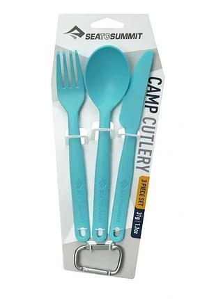 Набор столовых приборов sea to summit camp cutlery set blue