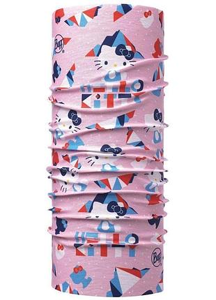 Мультифункциональная повязка buff hello kitty child original mountain light pink