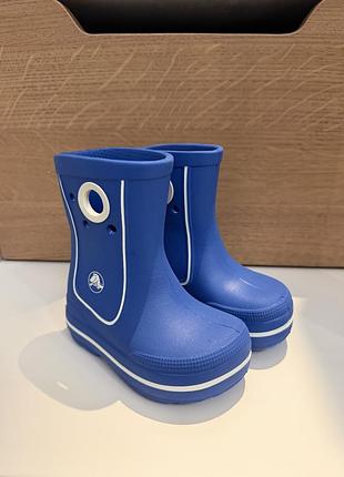 Гумові чоботи дитячі crocs handle it rain boot сині c6/c7