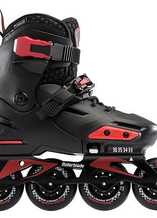 Роликовые коньки rollerblade apex black 2