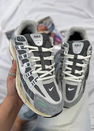 Р.37-45 кросівки nike p-6000 green gore tex, термо артикул 0745