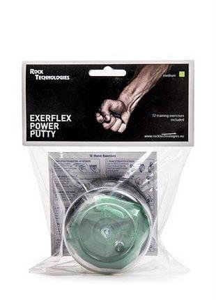 Эспандер rock technologies power putty medium green