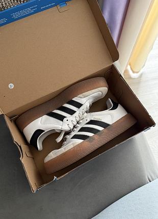 Кросівки жіночі adidas originals sambae w білі, розмір 40, шкіра