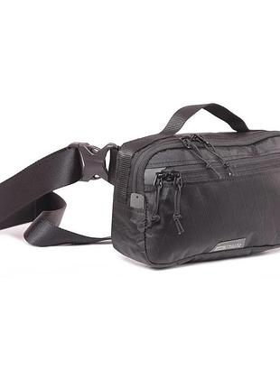 Сумка поясна travel extreme alpha x-pac black mat