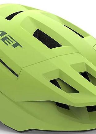 Шолом велосипедний met shelter ce ultra lime matt