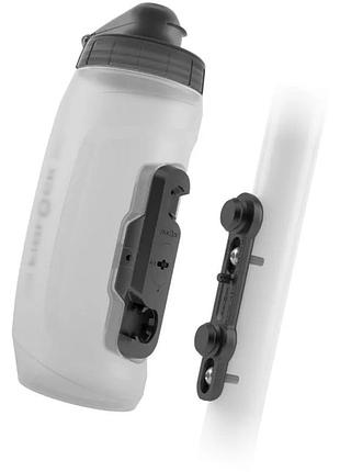 Фляга з конектором і базою fidlock twist bottle 590 мл прозорий/білий