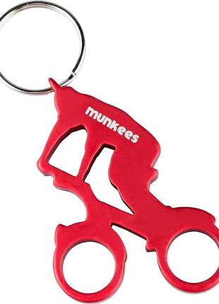 Брелок-відкривачка munkees biker 3527 red