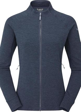 Куртка флисовая женская rab nexus full-zip stretch fleece deep ink