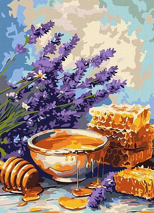 Картина по номерам "лаванда и мед" ©art_selena_ua kho3377, 30х40 см