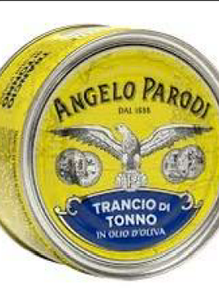 Тунец в оливковом масле angelo parodi 180г