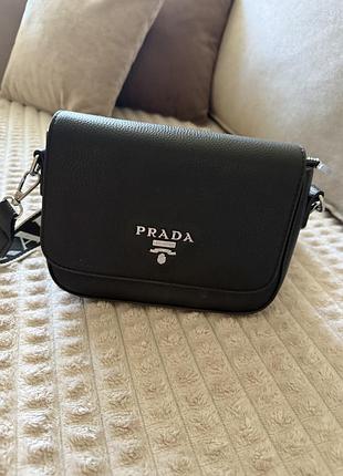 Клатч жіночий prada чорний