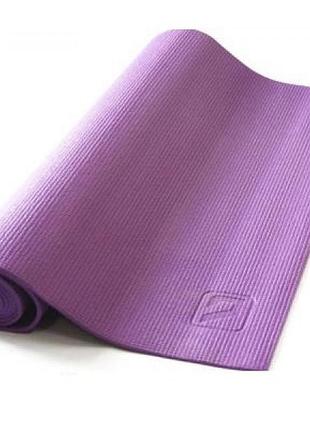 Коврик для йоги liveup pvc yoga mat purple