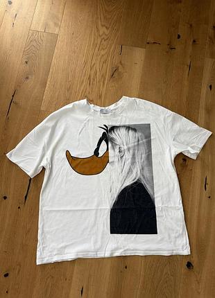 Футболка zara оверсайз xs