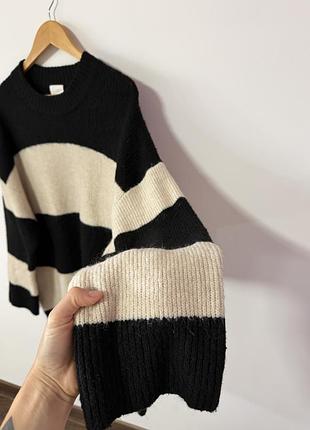 Подовжений оверсайз светр h&m🌿 4