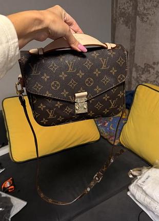 Сумка шкіряна louis vuitton класика