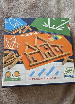 Розвиваюча гра djeco (eduludo bâtonnets)