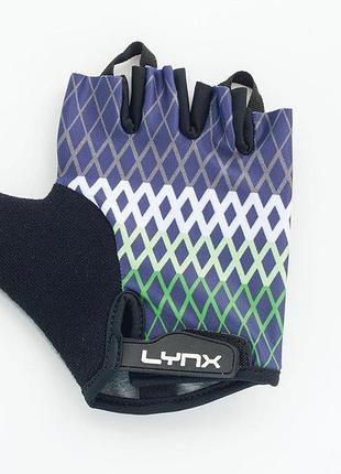 Велоперчатки lynx lycra blue