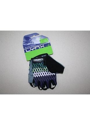 Велоперчатки lynx lycra blue 2