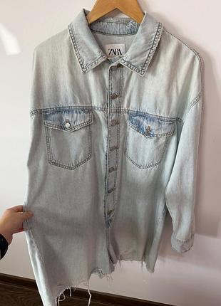 Джинсовий комбінезон zara🌿 6