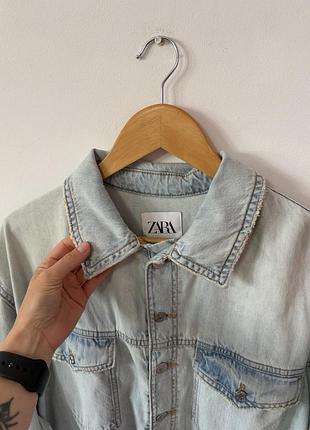 Джинсовий комбінезон zara🌿 7