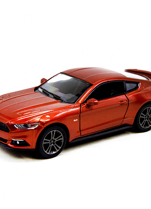 Колекційна іграшкова машинка ford mustang gt kt5386w інерційна red metallic