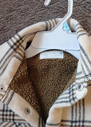 Куртка сорочка zara 120см 3