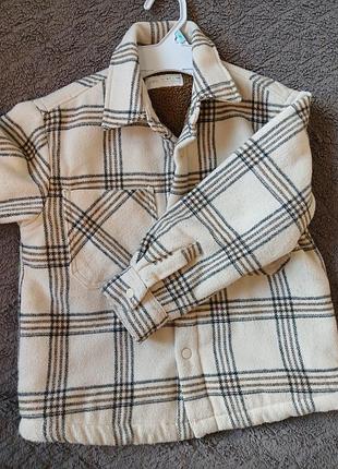 Куртка сорочка zara 120см