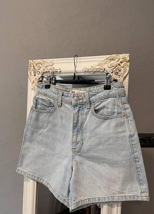 Джинсовые шорты zara 3