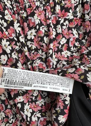 Плаття з підплічниками в квіточки zara 6