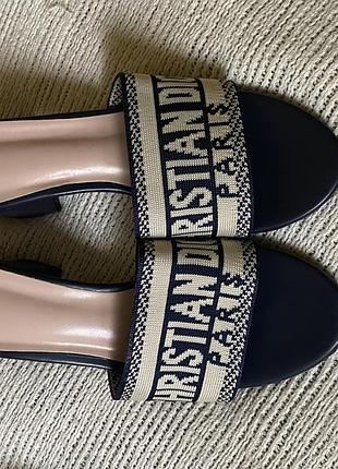 Мюлі christian dior на підборах, розмір 40 2