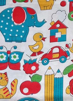 Отрез ткани винтаж хлопок детская 3